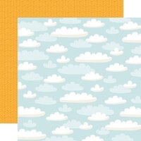 Echo Park - Into The Wild Collection - 12 x 12 Double Sided Paper - Perfect Day Clouds