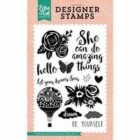 Echo Park - Just Be You Collection - Clear Photopolymer Stamps - Do Amazing Things