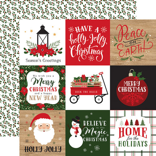 Echo Park - Jingle All The Way Collection - Christmas - 12 x 12 Double Sided Paper - 4 x 4 Journaling Cards