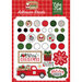 Echo Park - Jingle All The Way Collection - Christmas - Self Adhesive Decorative Brads