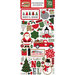 Echo Park - Jingle All The Way Collection - Christmas - Chipboard Embellishments - Accents