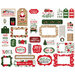 Echo Park - Jingle All The Way Collection - Christmas - Ephemera - Frames and Tags