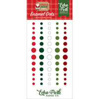 Echo Park - Jingle All The Way Collection - Christmas - Enamel Dots