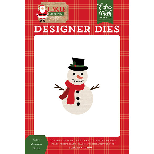 Echo Park - Jingle All The Way Collection - Christmas - Designer Dies - Festive Snowman