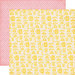 Echo Park - Jack and Jill Collection - Girl - 12 x 12 Double Sided Paper - Yellow Telephones