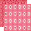 Echo Park - Jack and Jill Collection - Girl - 12 x 12 Double Sided Paper - Number Circles