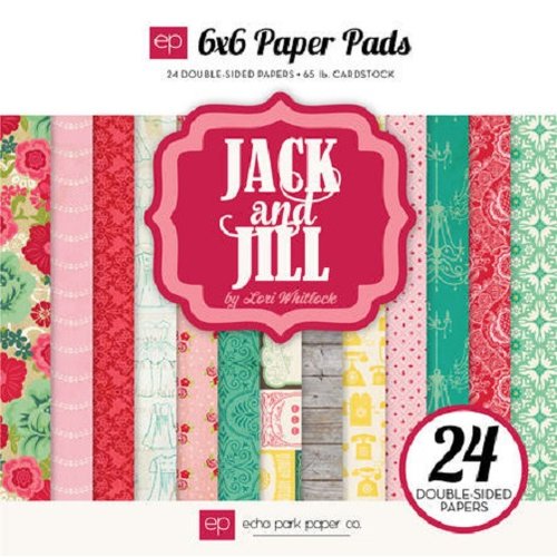 Echo Park - Jack and Jill Collection - Girl - 6 x 6 Paper Pad