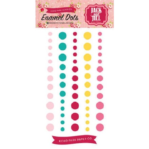 Echo Park - Jack and Jill Collection - Girl - Enamel Dots