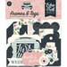 Echo Park - Just Married Collection - Ephemera - Frames and Tags