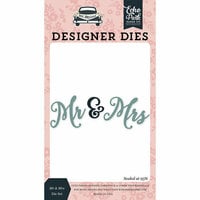 Echo Park - Just Married Collection - Designer Dies - Mr. and Mrs. Word