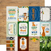 Echo Park - Jungle Safari Collection - 12 x 12 Double Sided Paper - 3 x 4 Journaling Cards