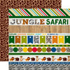 Echo Park - Jungle Safari Collection - 12 x 12 Double Sided Paper - Border Strips