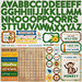Echo Park - Jungle Safari Collection - 12 x 12 Cardstock Stickers - Alphabet