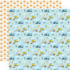 Echo Park - Little Builder Collection - 12 x 12 Double Sided Paper - Beep Beep Vroom Vroom