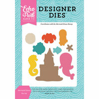 Echo Park - Let's Be Mermaids Collection - Designer Dies - Mermaid Kisses