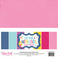 Echo Park - Lets Be Mermaids Collection - 12 x 12 Paper Pack - Solids