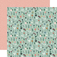 Echo Park - Let's Create Collection - 12 x 12 Double Sided Paper - Stash Of Stems