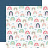 Echo Park - Little Dreamer Girl Collection - 12 x 12 Double Sided Paper - Rainbow Magic