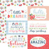 Echo Park - Little Dreamer Girl Collection - 12 x 12 Double Sided Paper - 6 x 4 Journaling Cards