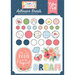 Echo Park - Little Dreamer Girl Collection - Self Adhesive Decorative Brads