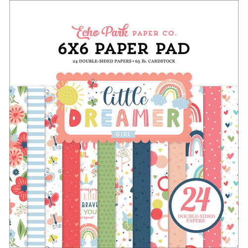 Echo Park - Little Dreamer Girl Collection - 6 x 6 Paper Pad