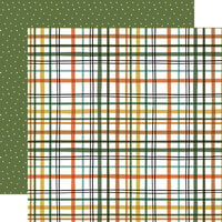 Echo Park - Little Explorer Collection - 12 x 12 Double Sided Paper - Wild About You Plaid