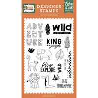 Echo Park - Little Explorer Collection - Clear Photopolymer Stamps - Wild About You