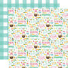 Echo Park - I Love Easter Collection - 12 x 12 Double Sided Paper - Easter Basket