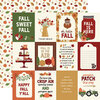 Echo Park - I Love Fall Collection - 12 x 12 Double Sided Paper - 3 x 4 Journaling Cards