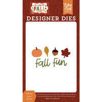 Echo Park - I Love Fall Collection - Designer Dies - Fall Fun Icons