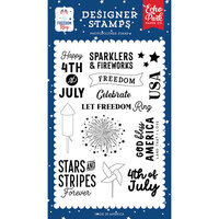 Echo Park - Let Freedom Ring Collection - Clear Photopolymer Stamps - Freedom