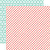 Echo Park - Little Girl Collection - 12 x 12 Double Sided Paper - Gingham Gaby