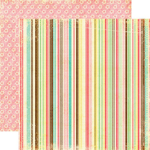 Echo Park - Life is Good Collection - 12 x 12 Double Sided Paper - Simple Stripes, CLEARANCE