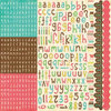 Echo Park - Life is Good Collection - 12 x 12 Cardstock Stickers - Alphabet, CLEARANCE