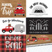 Echo Park - Let's Go Anywhere Collection - 12 x 12 Double Sided Paper - 6 x 4 Journaling Cards