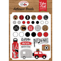 Echo Park - Let's Go Anywhere Collection - Self Adhesive Decorative Brads