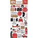 Echo Park - Let's Go Anywhere Collection - Chipboard Stickers - Accents