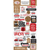 Echo Park - Let's Go Anywhere Collection - Chipboard Stickers - Phrases