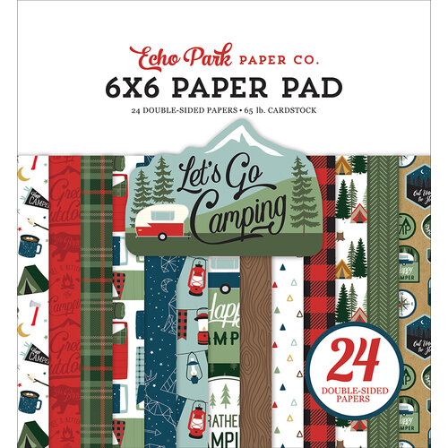Echo Park - Let's Go Camping Collection - 6 x 6 Paper Pad