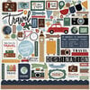 Echo Park - Let's Go Travel Collection - 12 x 12 Cardstock Stickers - Elements