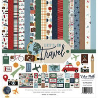 Echo Park - Let's Go Travel Collection - 12 x 12 Collection Kit