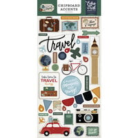 Echo Park - Let's Go Travel Collection - Chipboard Embellishments - Accents