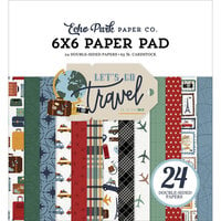 Echo Park - Let's Go Travel Collection - 6 x 6 Paper Pad