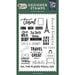 Echo Park - Let's Go Travel Collection - Clear Photopolymer Stamps - Hit The Road
