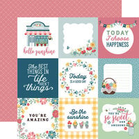Echo Park - Life Is Beautiful Collection - 12 x 12 Double Sided Paper - 4 x 4 Journaling Cards