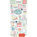 Echo Park - Life Is Beautiful Collection - Chipboard Embellishments - Phrases