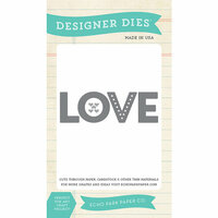 Echo Park - Lucky In Love Collection - Designer Dies - Love Confetti