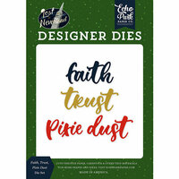 Echo Park - Lost in Neverland Collection - Designer Dies - Faith, Trust, Pixie Dust