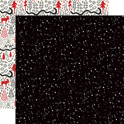Echo Park - Little Lumberjack Collection - 12 x 12 Double Sided Paper - Constellations
