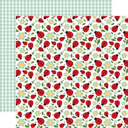 Echo Park - Little Ladybug Collection - 12 x 12 Double Sided Paper - Cute As A Bug